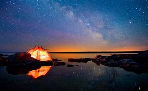 Beautiful camping site in california